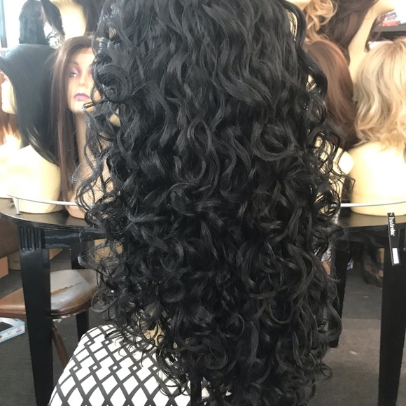 Wig Long Sexy Black Curly Wig BIG HAIR DONT CARE